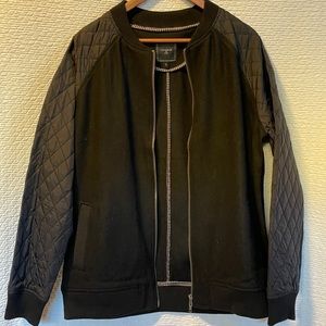 Samuel Black Bomber Jacket by Cohesive Apparel